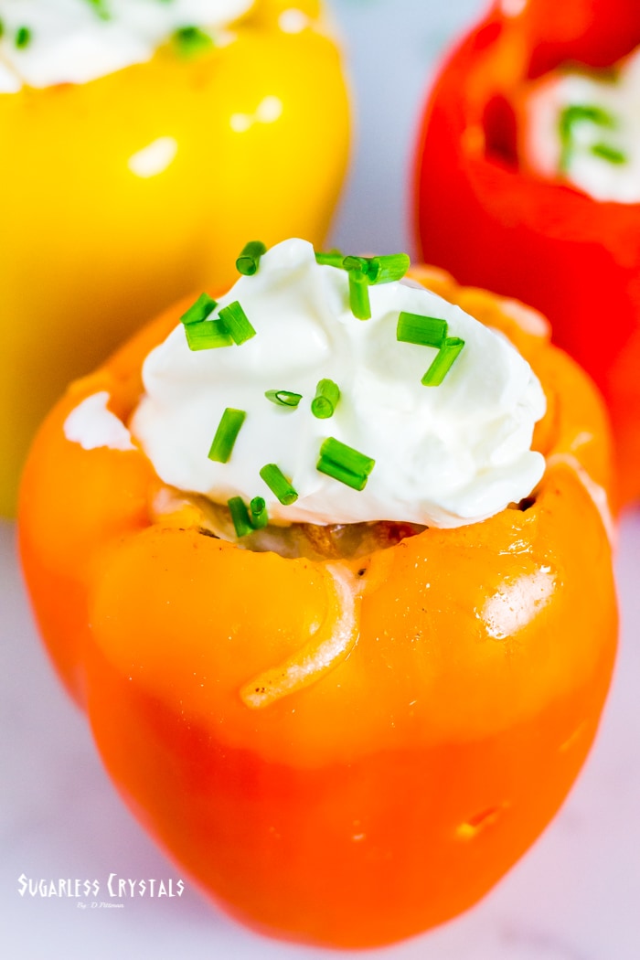 spicy taco stuffed bell peppers