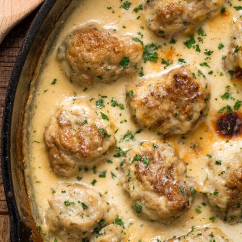 Swedish Meatballs - Creamy and Low Carb - Tasty Low Carb