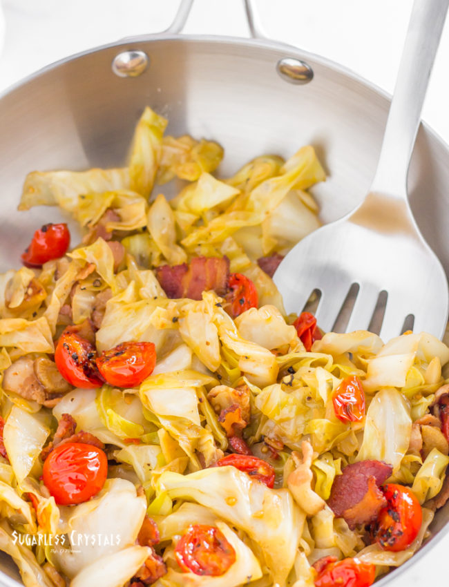 Keto Red Wine Cabbage and Bacon