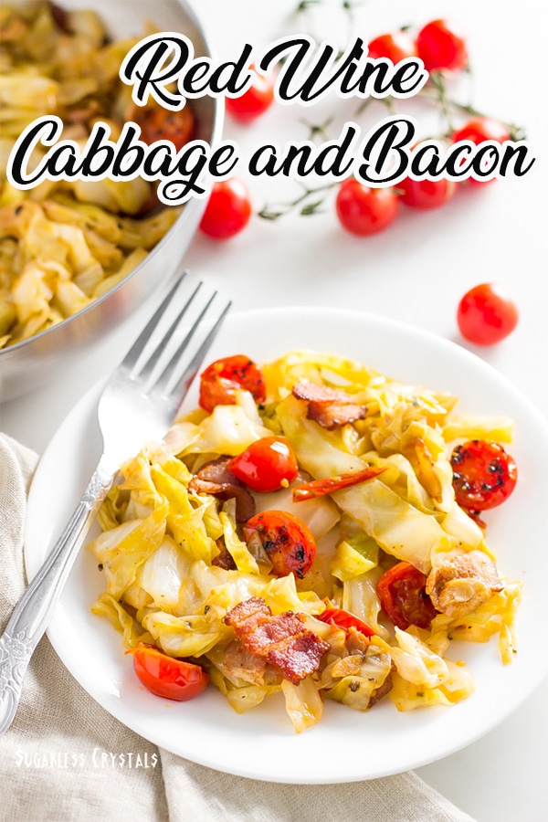 Keto Red Wine Cabbage and Bacon