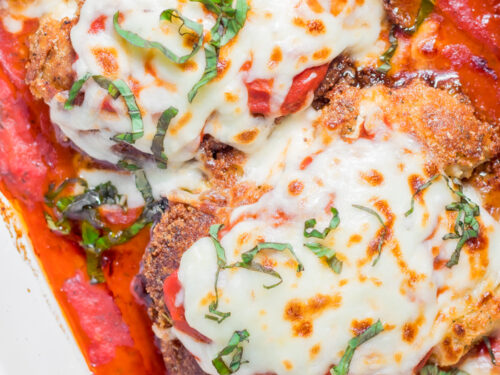 Keto chicken parmesan