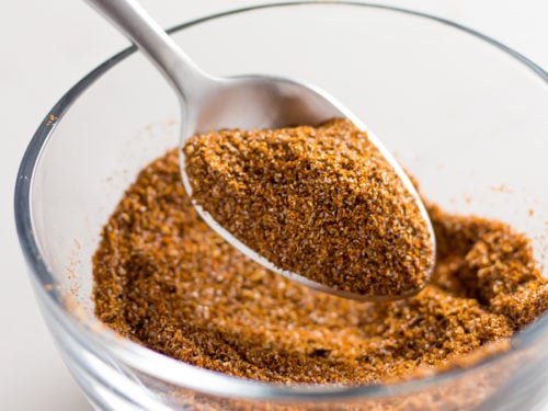 keto taco seasoning in a small serving bowl