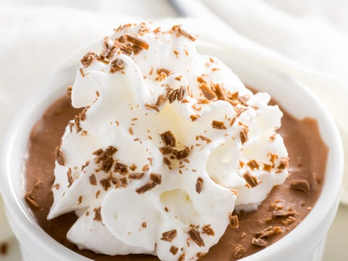 Keto chocolate mousse with spoon