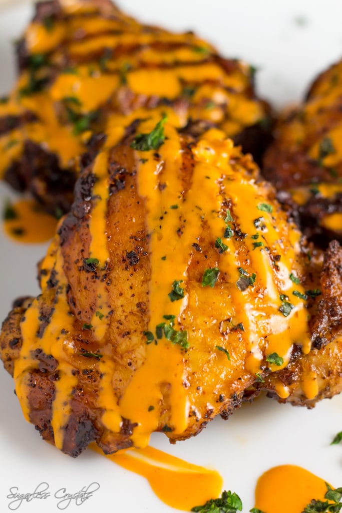 Buffalo chicken thighs