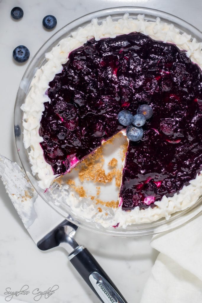 Keto Blueberry Cheesecake No Bake Recipe