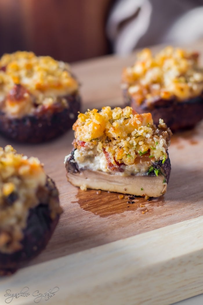 Cream Cheese Stuffed Mushrooms