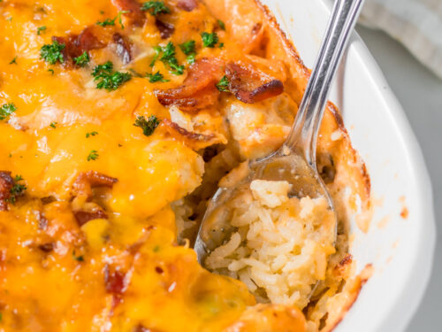 crack chicken casserole with rice