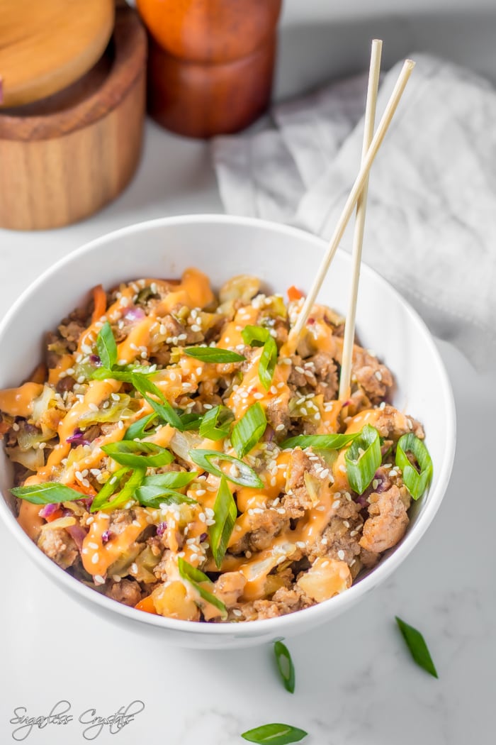 Keto Egg Roll In A Bowl