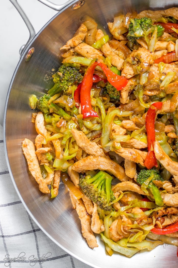 Chicken Cabbage Stir Fry