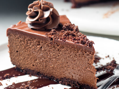 Keto Chocolate Cheesecake