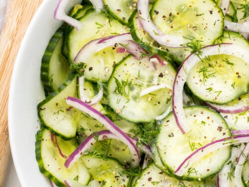 Keto Cucumber Salad