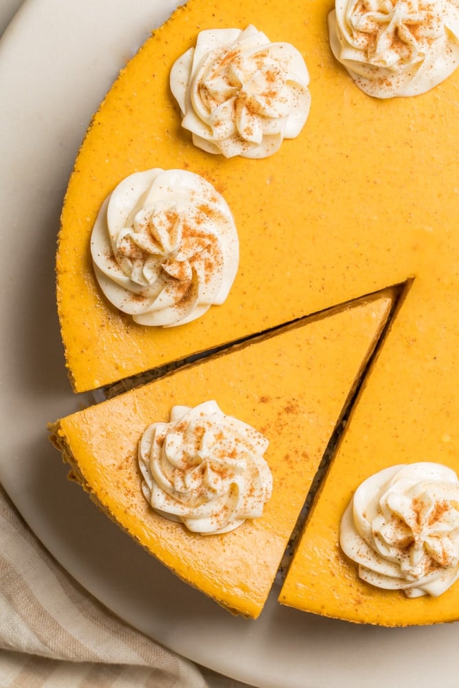 Keto Pumpkin Cheesecake
