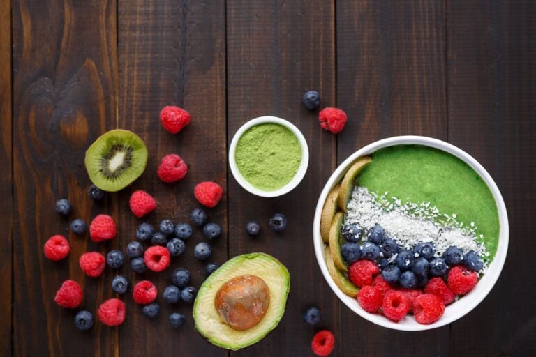 acai bowl made with keto fruits