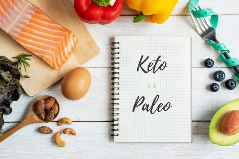 Paleo and Keto diet concept image
