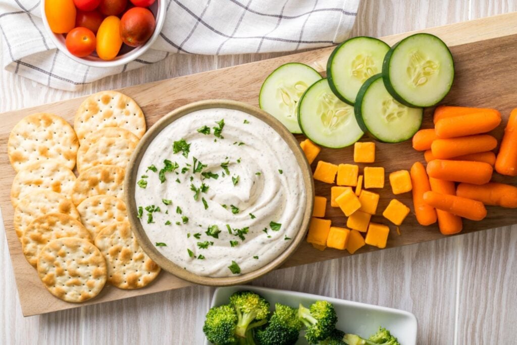 keto ranch dip made of mayo