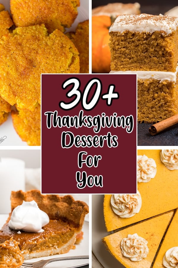 Thanksgiving desserts