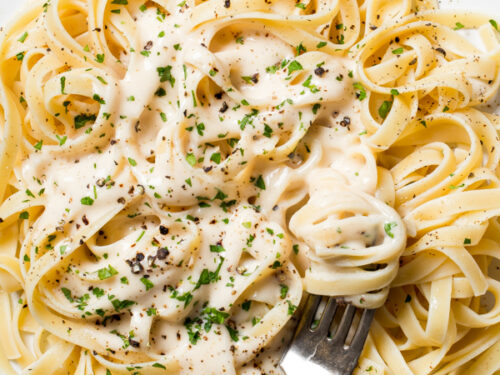 Keto fettuccine alfredo