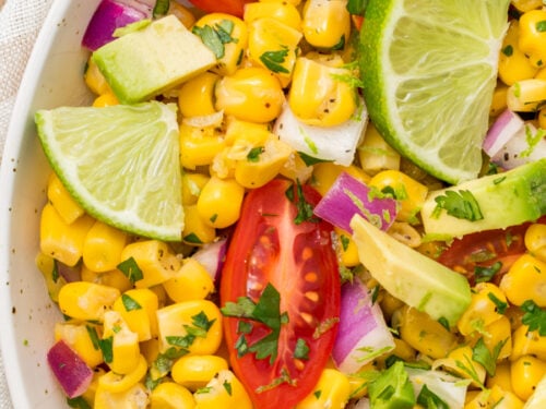 Avocado corn salad