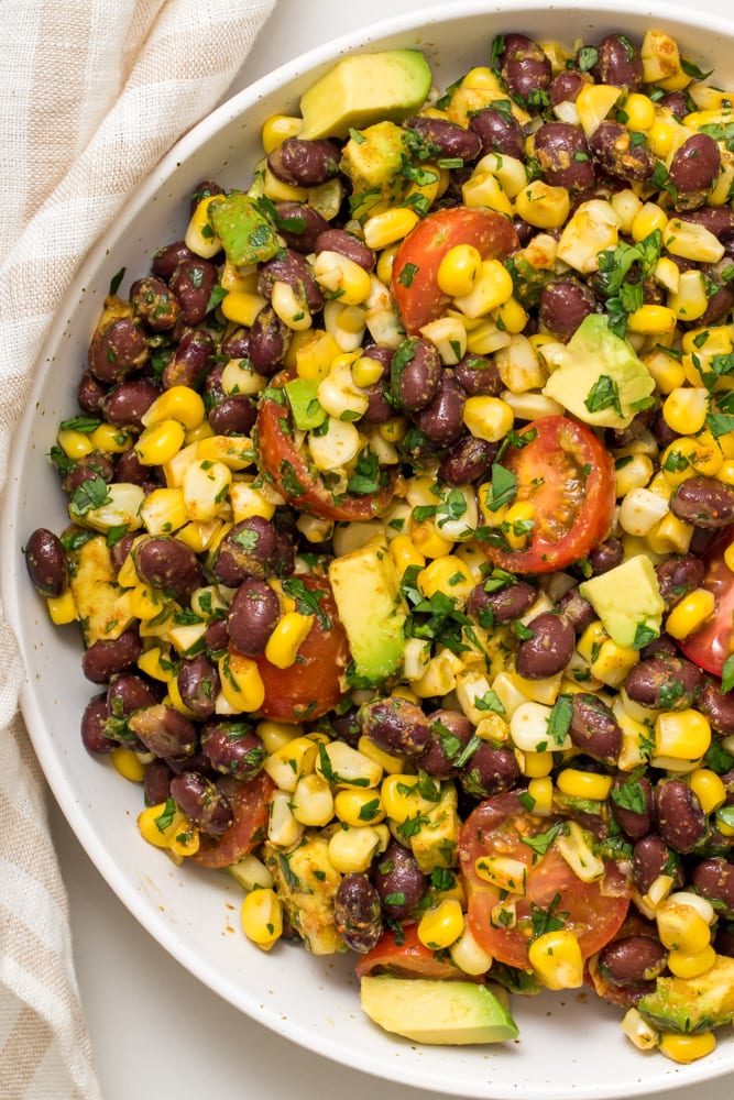 Corn And Black Bean Salad: Easy Way To Make In Under 30 Min