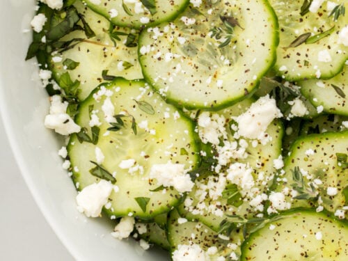 cucumber feta salad