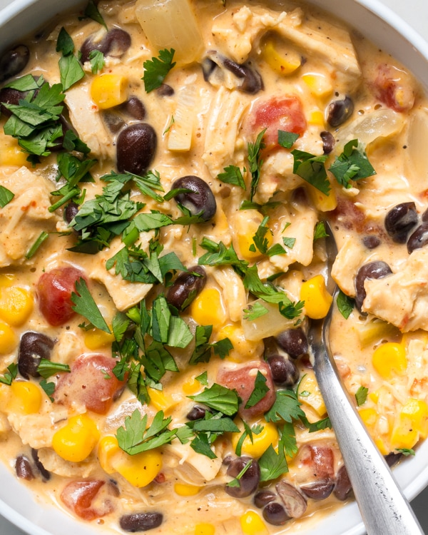 Chicken Taco Soup Made Easy In A Creamy Broth