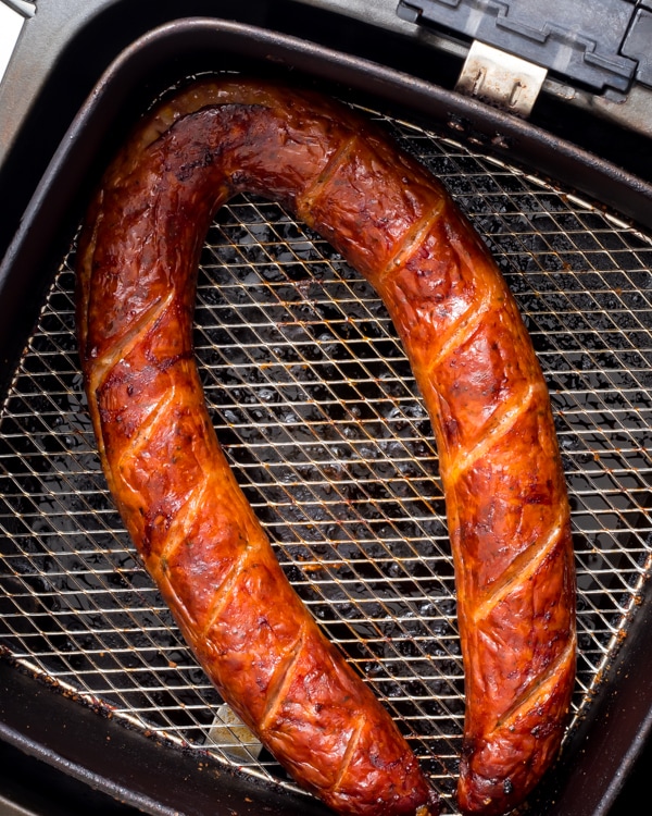 Air Fryer Smoked Sausage In 10 Minutes