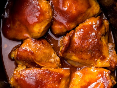 Crockpot bbq chicken thighs