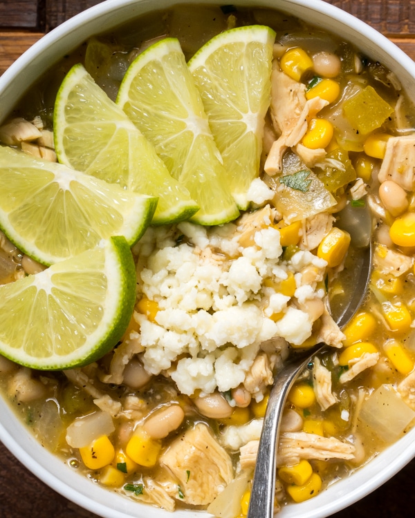 Green Chili Chicken Soup