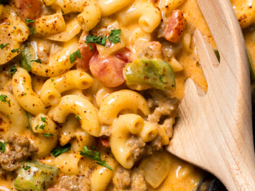 Taco mac and cheese