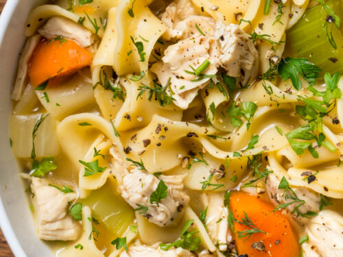 Turkey noodle soup