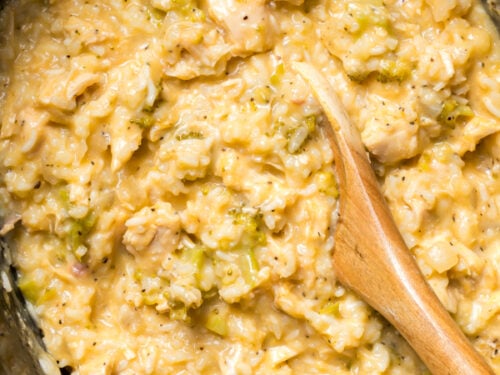 Crockpot chicken broccoli rice