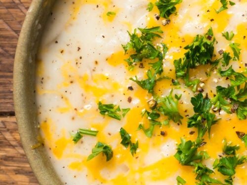 Crockpot potato soup with hash browns