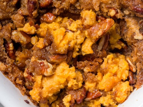 Sweet potato casserole with canned yams