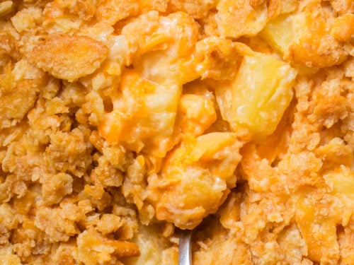 Pineapple cheese casserole