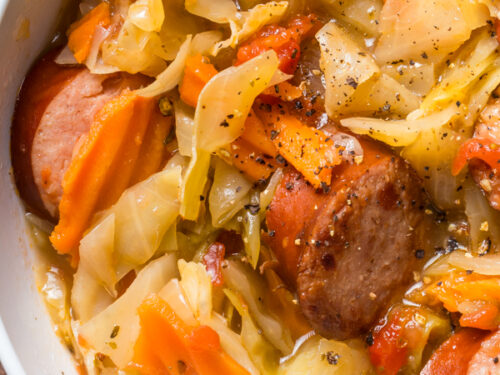 cabbage and sausage soup