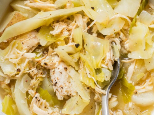 Chicken cabbage soup