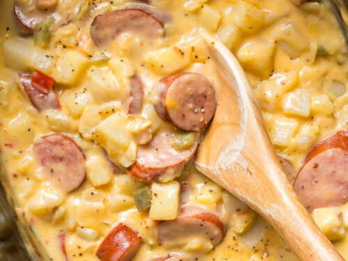 Crockpot sausage and potatoes