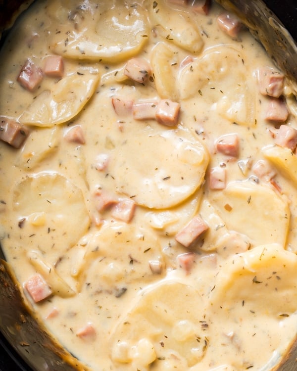 Crockpot Scalloped Potatoes And Ham