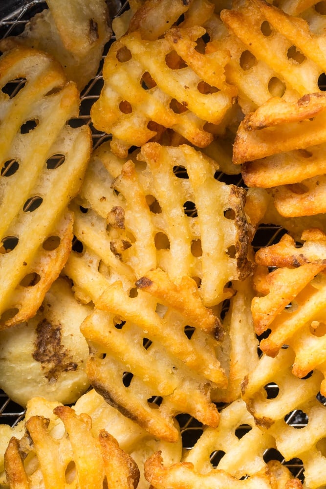 Air Fryer Waffle Fries In 15 Minutes 1 air fryer waffle fries