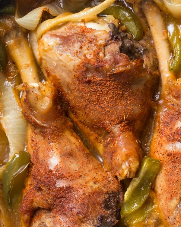 Baked turkey legs
