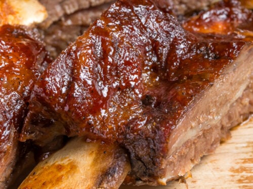 Oven baked beef baked ribs