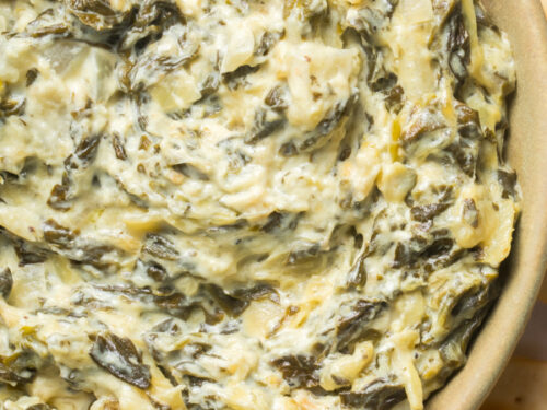 Crockpot spinach dip