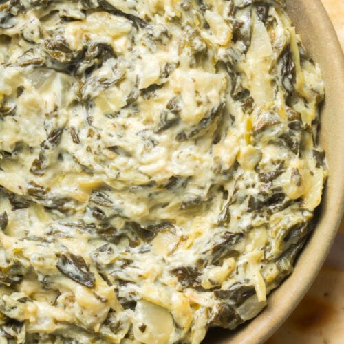 Crockpot spinach dip