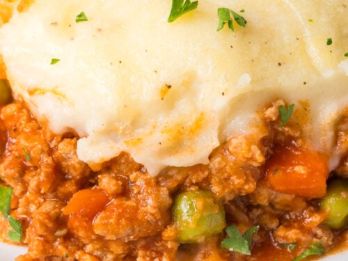 Ground turkey shepherd's pie