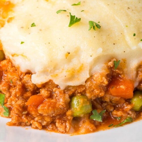 Ground turkey shepherd's pie