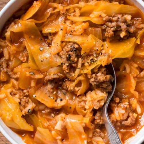 Simple Unstuffed Cabbage Soup 3 unstuffed cabbage soup