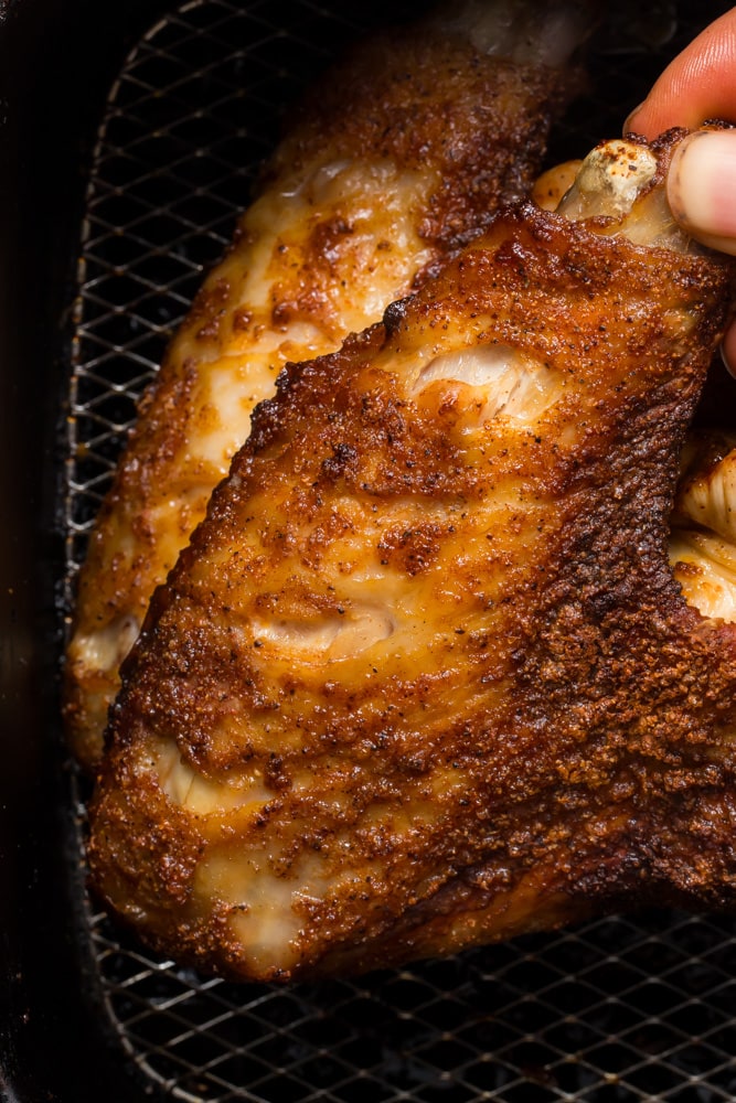 The Best Air Fryer Turkey Wings In 30 Minutes 1 Air fryer turkey wings