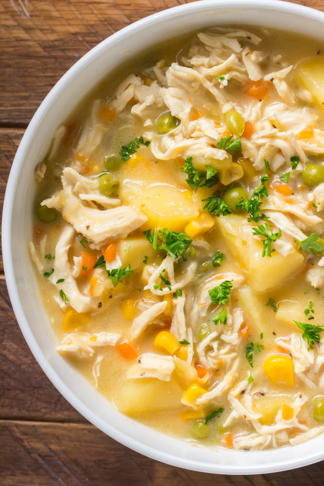 Chicken Pot Pie Soup 2 Chicken pot pie soup