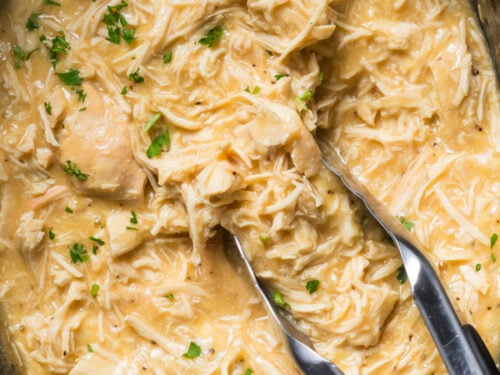 Crockpot chicken and gravy