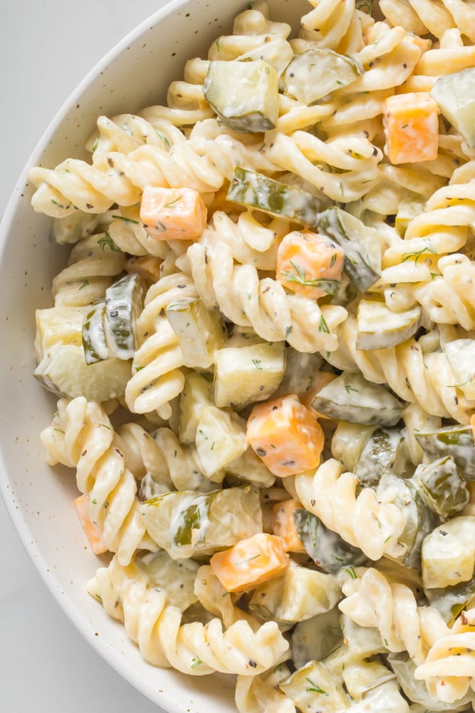 Dill Pickle Pasta Salad 2 Dill pickle pasta salad